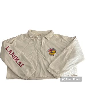 Brandy Melville (John Galt) cropped graphic sweatshirt